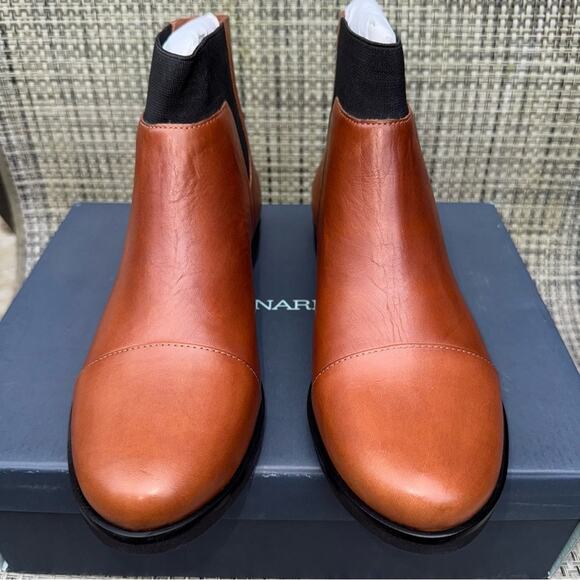 Bernardo NWT Women's Sonni Brown Leather Chelsea Boot Bootie Size 6.5 - Picture 3 of 6